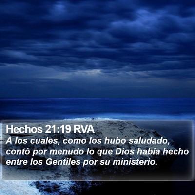 Hechos 21:19 RVA Bible Verse Image