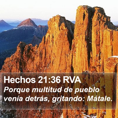 Hechos 21:36 RVA Bible Verse Image