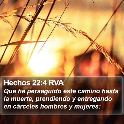 Hechos 22:4 RVA Bible Verse Image