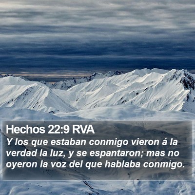 Hechos 22:9 RVA Bible Verse Image