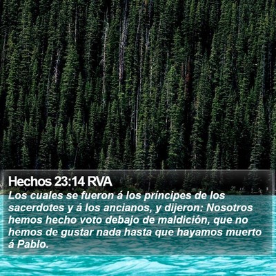Hechos 23:14 RVA Bible Verse Image