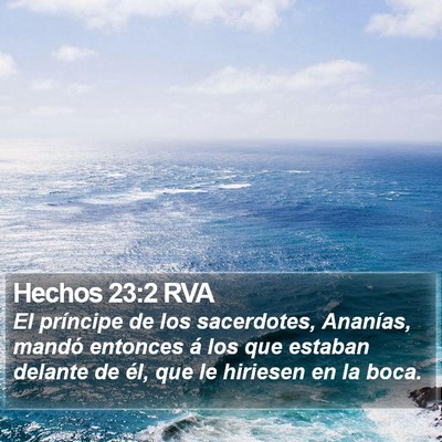 Hechos 23:2 RVA Bible Verse Image