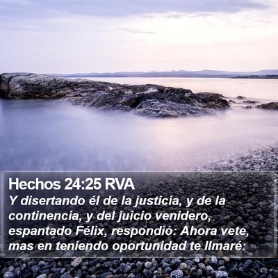Hechos 24:25 RVA Bible Verse Image