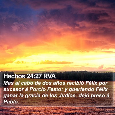 Hechos 24:27 RVA Bible Verse Image