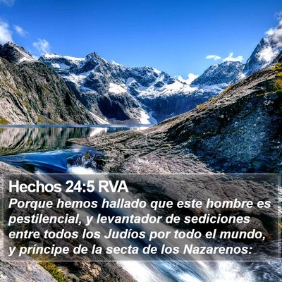 Hechos 24:5 RVA Bible Verse Image