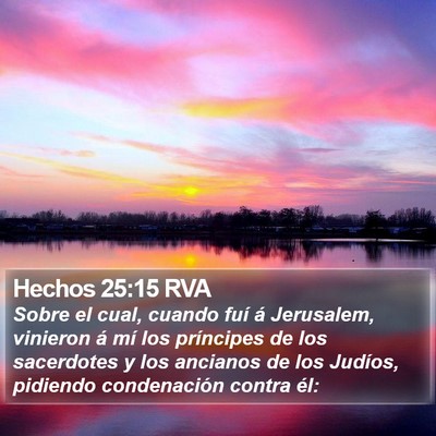 Hechos 25:15 RVA Bible Verse Image