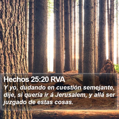 Hechos 25:20 RVA Bible Verse Image