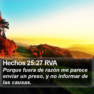 Hechos 25:27 RVA Bible Verse Image