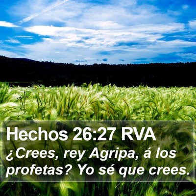 Hechos 26:27 RVA Bible Verse Image