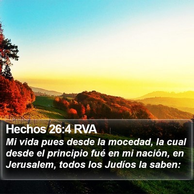 Hechos 26:4 RVA Bible Verse Image