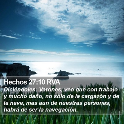 Hechos 27:10 RVA Bible Verse Image