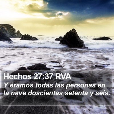 Hechos 27:37 RVA Bible Verse Image