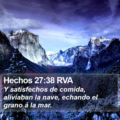 Hechos 27:38 RVA Bible Verse Image