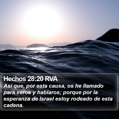 Hechos 28:20 RVA Bible Verse Image