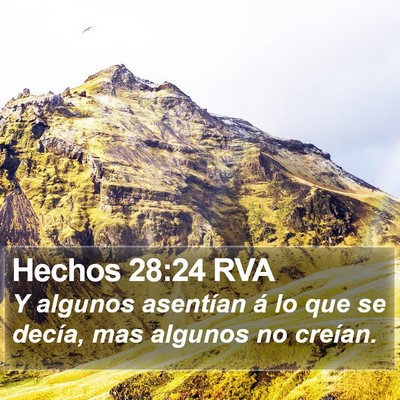 Hechos 28:24 RVA Bible Verse Image