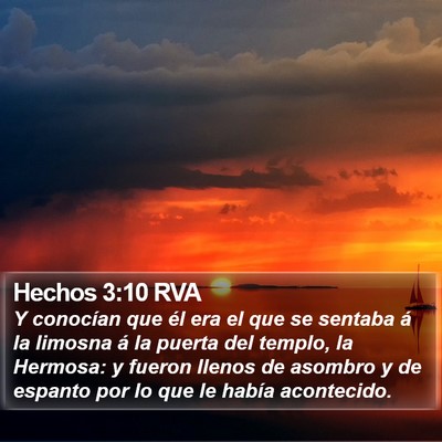 Hechos 3:10 RVA Bible Verse Image