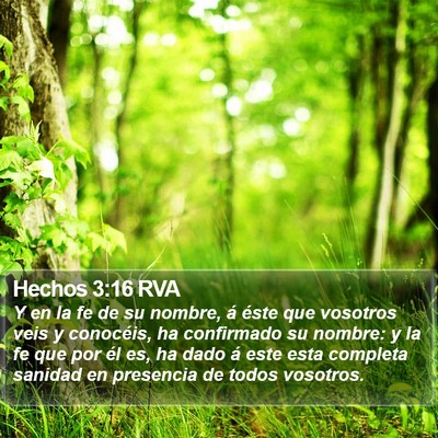 Hechos 3:16 RVA Bible Verse Image