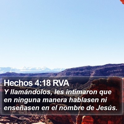 Hechos 4:18 RVA Bible Verse Image