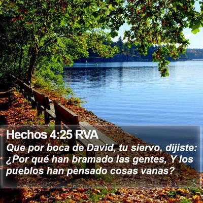Hechos 4:25 RVA Bible Verse Image