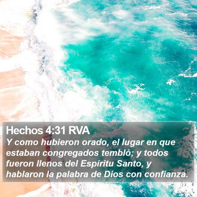 Hechos 4:31 RVA Bible Verse Image