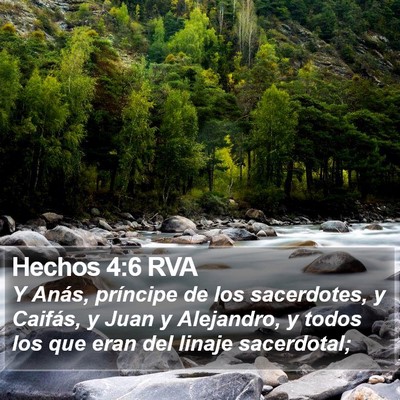Hechos 4:6 RVA Bible Verse Image