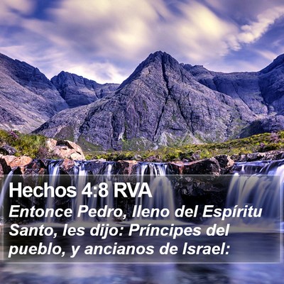 Hechos 4:8 RVA Bible Verse Image