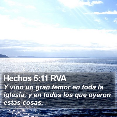 Hechos 5:11 RVA Bible Verse Image