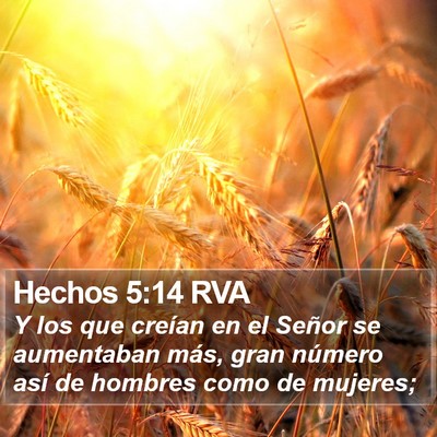 Hechos 5:14 RVA Bible Verse Image