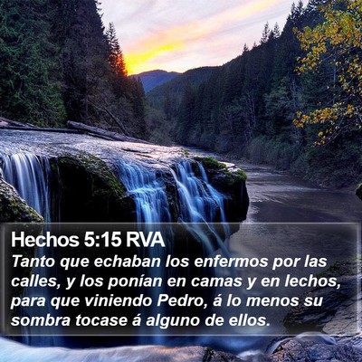Hechos 5:15 RVA Bible Verse Image