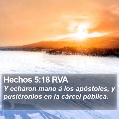 Hechos 5:18 RVA Bible Verse Image