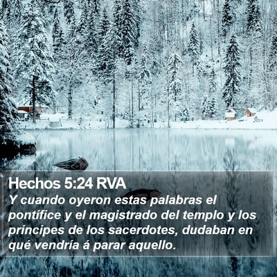 Hechos 5:24 RVA Bible Verse Image