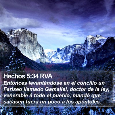 Hechos 5:34 RVA Bible Verse Image