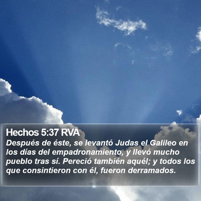 Hechos 5:37 RVA Bible Verse Image