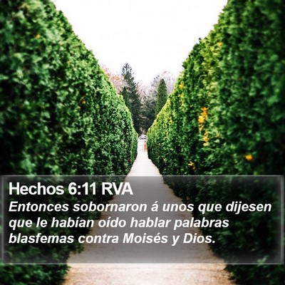 Hechos 6:11 RVA Bible Verse Image