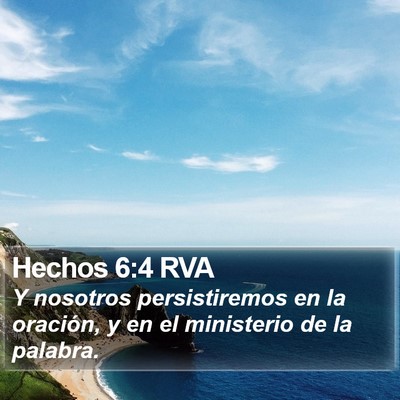 Hechos 6:4 RVA Bible Verse Image