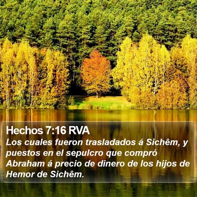 Hechos 7:16 RVA Bible Verse Image