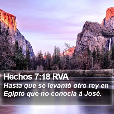 Hechos 7:18 RVA Bible Verse Image