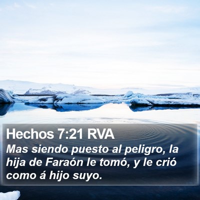 Hechos 7:21 RVA Bible Verse Image