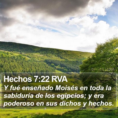 Hechos 7:22 RVA Bible Verse Image