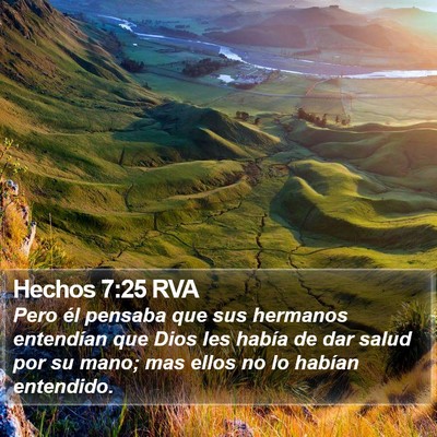 Hechos 7:25 RVA Bible Verse Image
