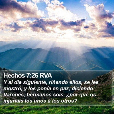 Hechos 7:26 RVA Bible Verse Image