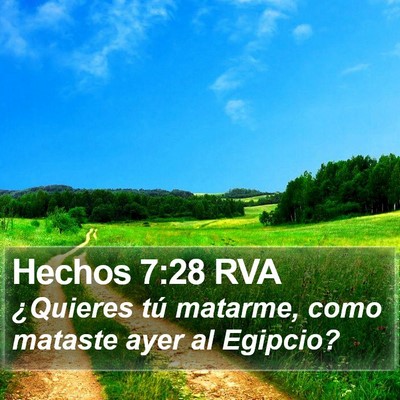 Hechos 7:28 RVA Bible Verse Image