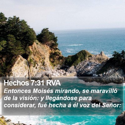 Hechos 7:31 RVA Bible Verse Image