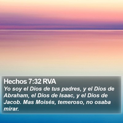 Hechos 7:32 RVA Bible Verse Image