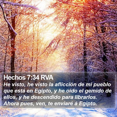 Hechos 7:34 RVA Bible Verse Image