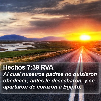 Hechos 7:39 RVA Bible Verse Image