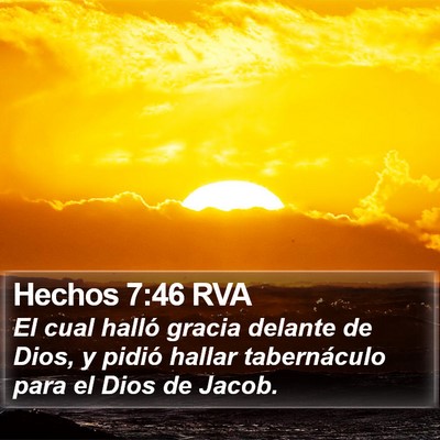 Hechos 7:46 RVA Bible Verse Image