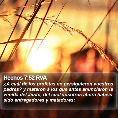 Hechos 7:52 RVA Bible Verse Image