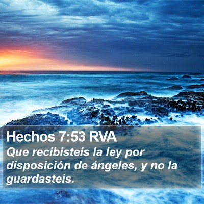 Hechos 7:53 RVA Bible Verse Image