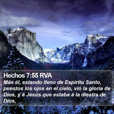 Hechos 7:55 RVA Bible Verse Image